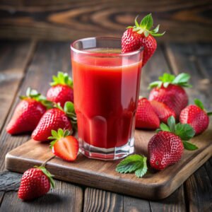 Jugo de Fresa (adicional con leche o naranja)